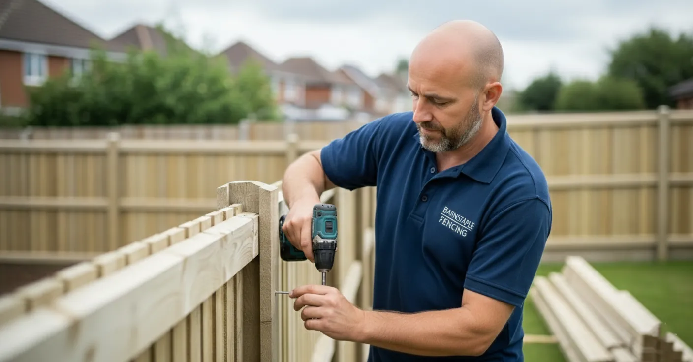 Professional fencing installation in Holsworthy