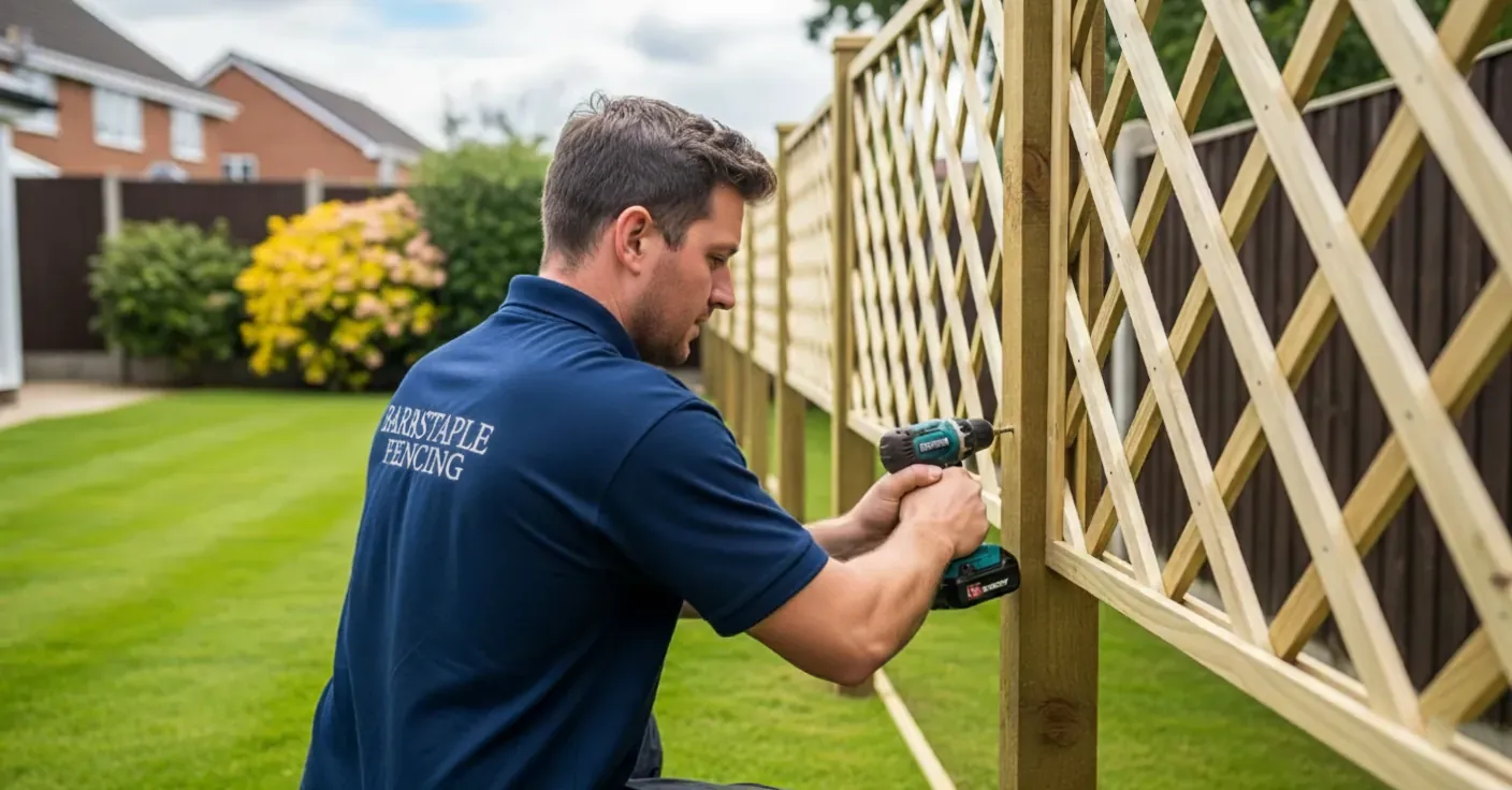 Trellis Fencing in Barnstaple and north devon surrounding areas